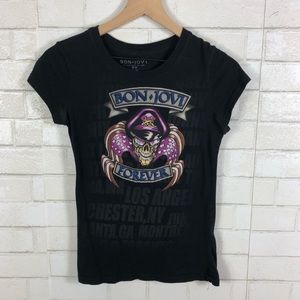 Bon Jovi Graphic Concert Band Tshirt